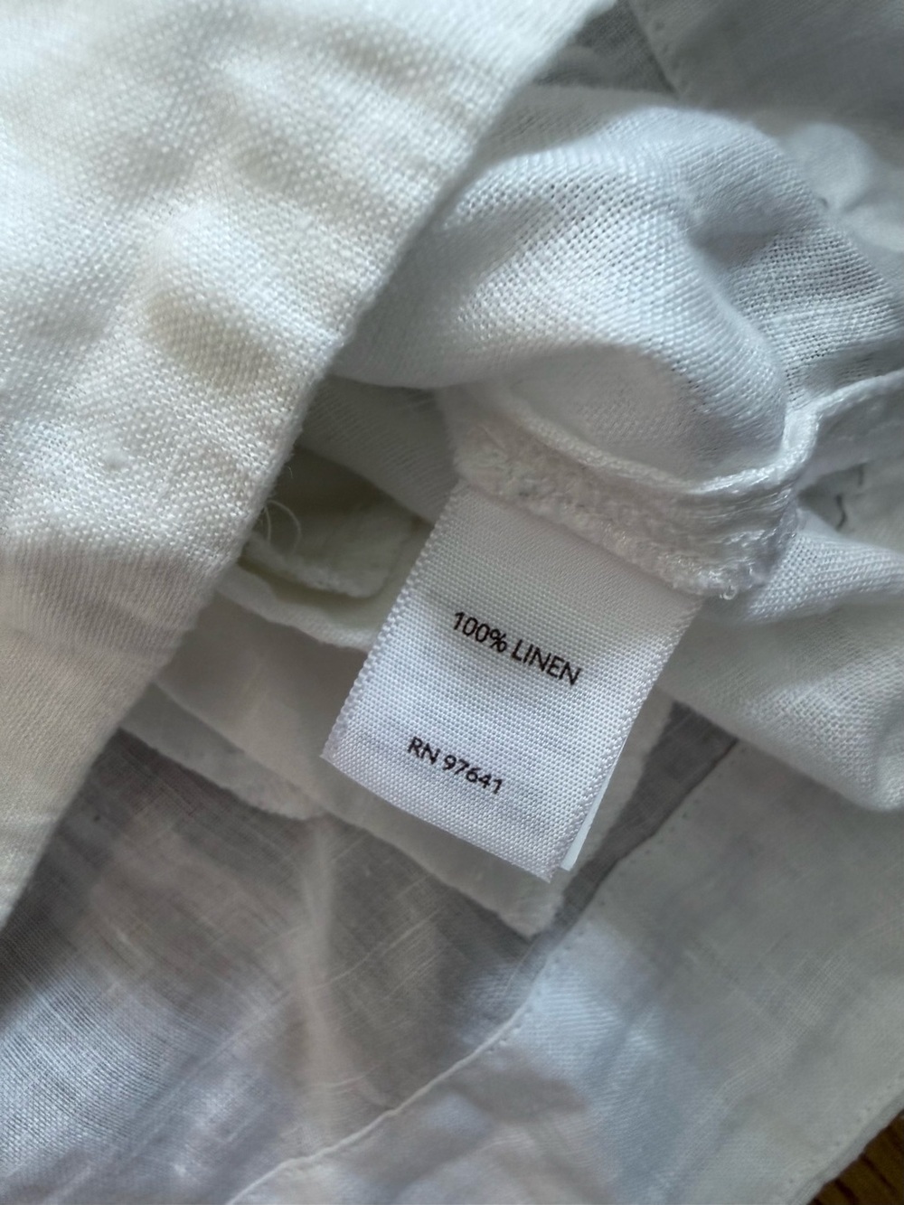 J. Jill White Linen Button-Front Shirt - Picture 4 of 5